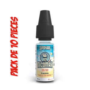 Booster-Nicotine-10ml-20PG-80VG-Supervape-10x 20x Booster Sel de Nicotine Vapor Flavour