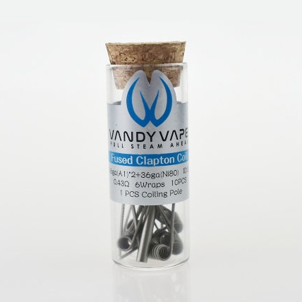 Vandy Vape Fused Clapton Coil 0.43 Ohm (1) Vandy Vape Fused Clapton Coil 0.43 Ohm