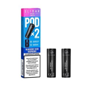 Elfbar 4in1 Pod Blueberry Sour Raspberry Elfbar 4in1 Kit Berry Edition
