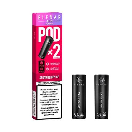 Elfbar 4in1 Pod Strawberry Ice Elfbar 4in1 Pod Strawberry Ice