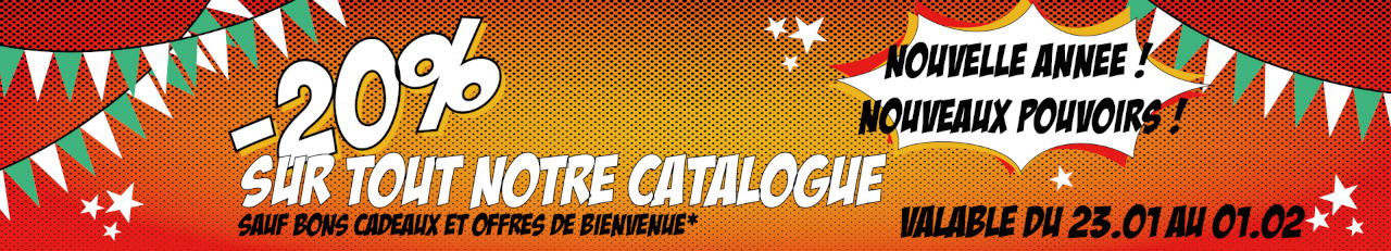 -20% sur tout notre catalogue du 23.01.26 au 01.02.2026